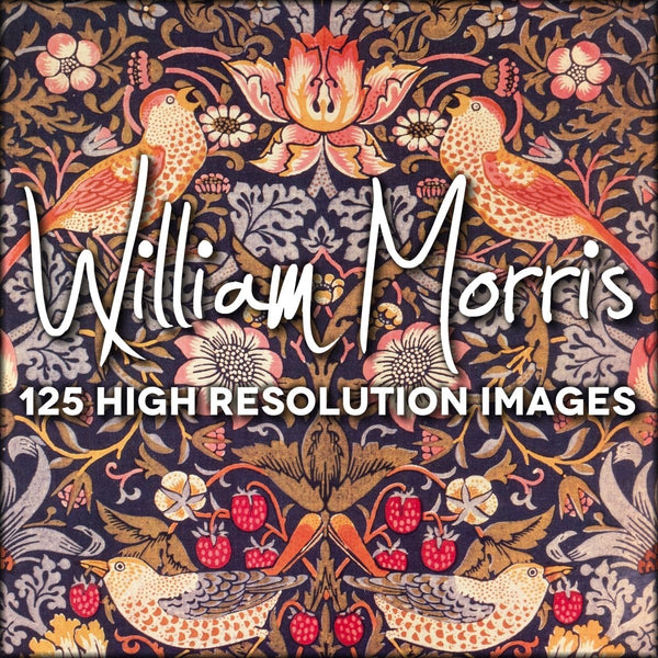William Morris Designs in the Public Domain | Digital Download - 125 image