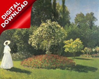 Monet, Claude (1840-1926) - Jeanne-Marguerite Lecadre in the Garden 1866