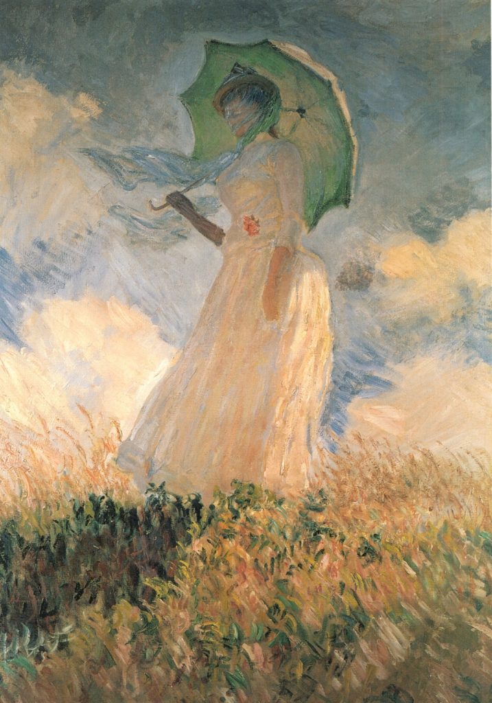 Monet, Claude (1840-1926) – Lady with parasol 1886