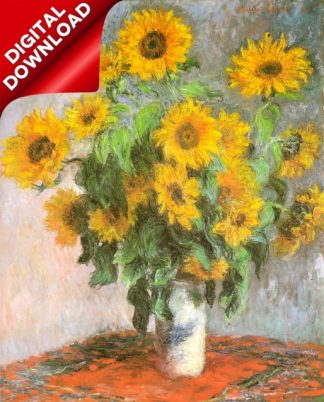Monet, Claude (1840-1926) - Sunflowers 1881