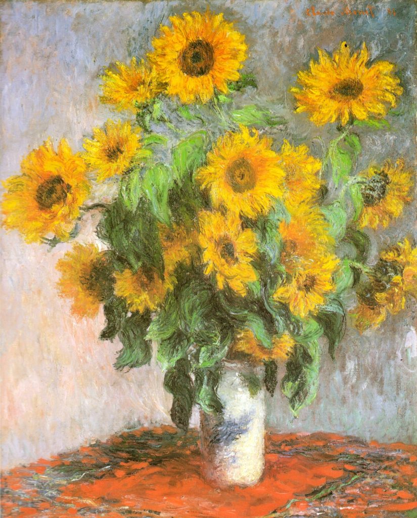 Monet, Claude (1840-1926) – Sunflowers 1881