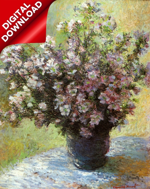 Monet, Claude (1840-1926) - Vase of Flowers 1881