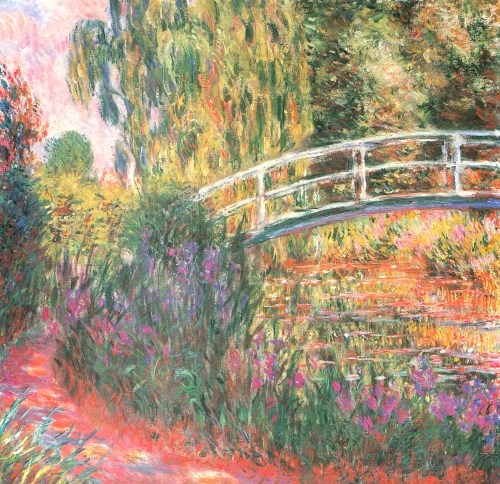Monet, Claude (1840-1926) - Water-lily pond, water irises 1900